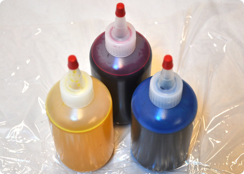 Fill squeeze bottles