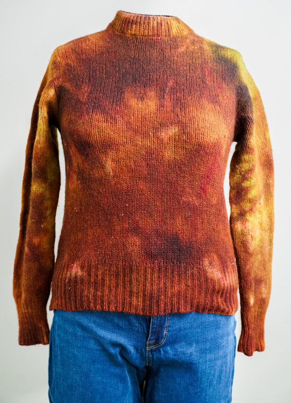 Final dyed sweater