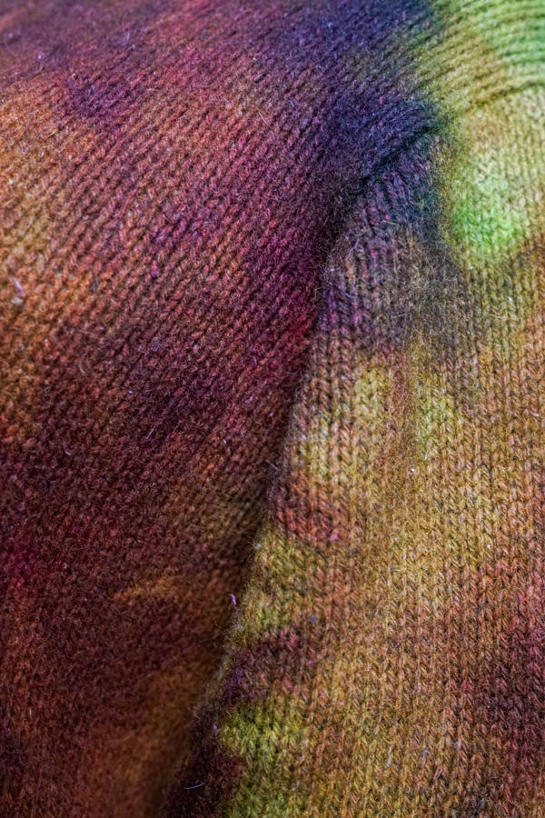 Dried dyed sweater