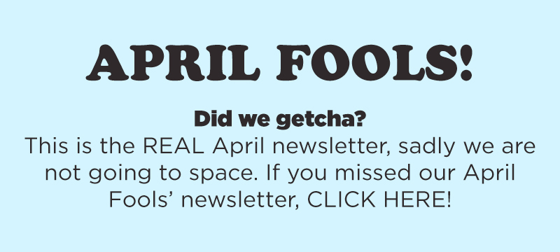April fools!